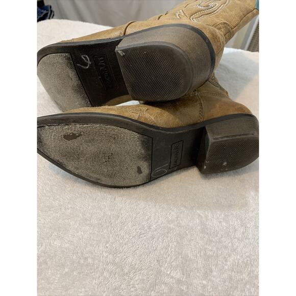 coconuts by matisse boots Cimmaron Size 7.5 Cowboy Boots Tan And Aqua Blue - Picture 4 of 7